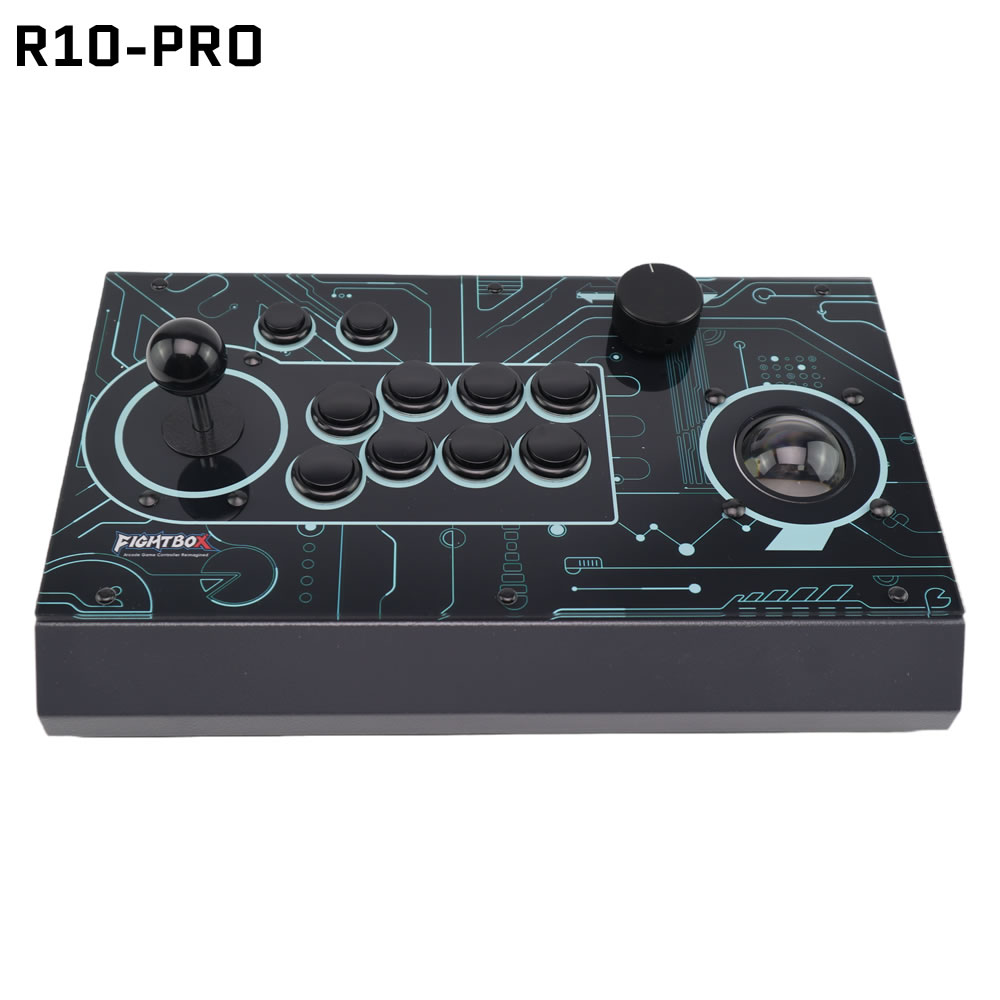 Trackball Controller Arcade - Manette de combat d'arcade FightBox R10-PRO