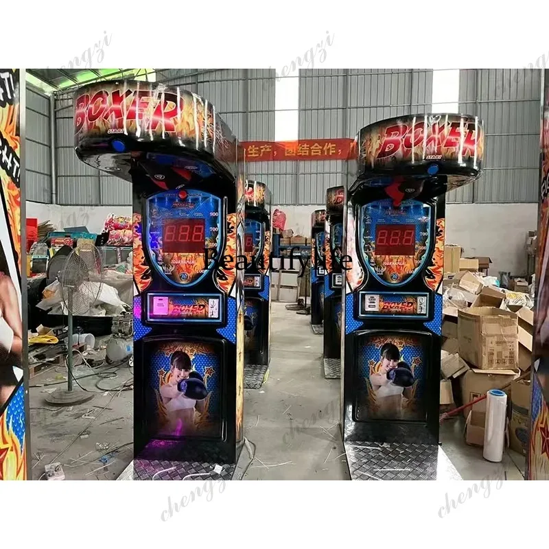 Arcade Games & Vending Co - Machine de jeu de boxe d'intérieur