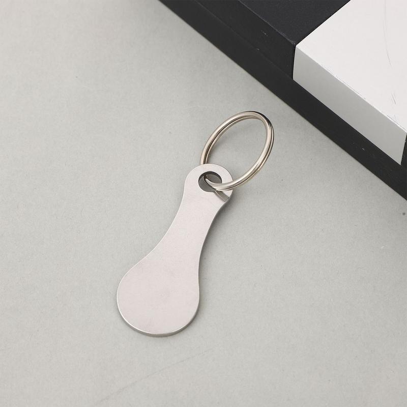 Token Coin Mechanism - Porte-clés en acier inoxydable, pièce de
