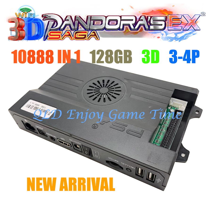 128GB 3D Pandora Saga EX2 Arca - Trackball Controller Arcade avis et prix