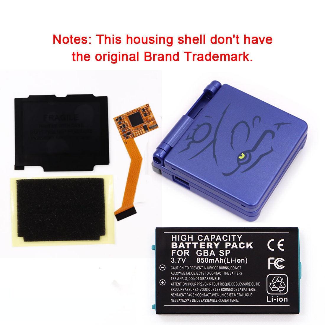 Pour GBA SP, pack de batterie  - Lcd Screen Arcade avis et prix